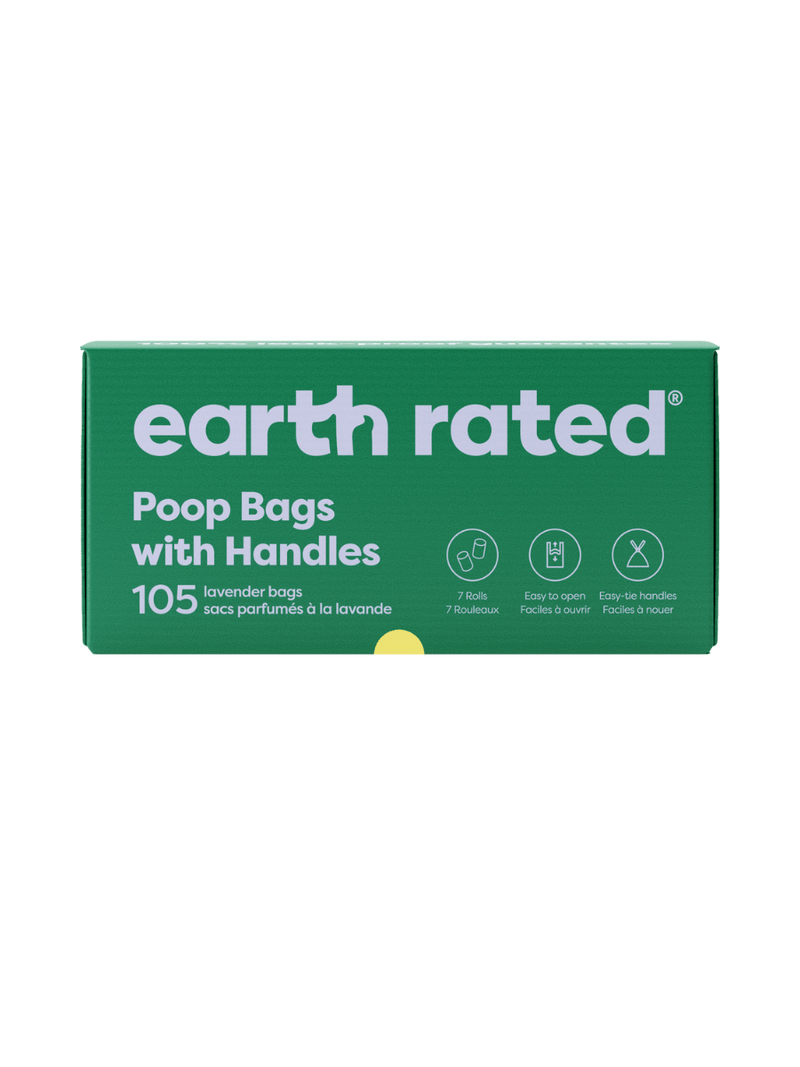 Dog Poop Bags With Handles on a Roll U3
